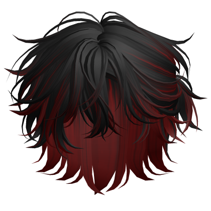 Wolfcut Tied-Up Sidepart Grey&Black