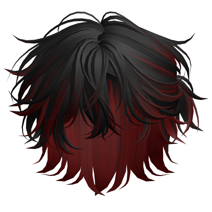 Wolfcut Tied-Up Sidepart Grey&Black