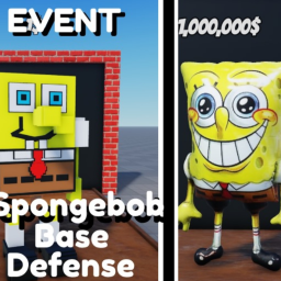 [Grow a Sponge PART 2]Spongebob Base Defense