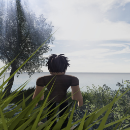 Just sit on a island