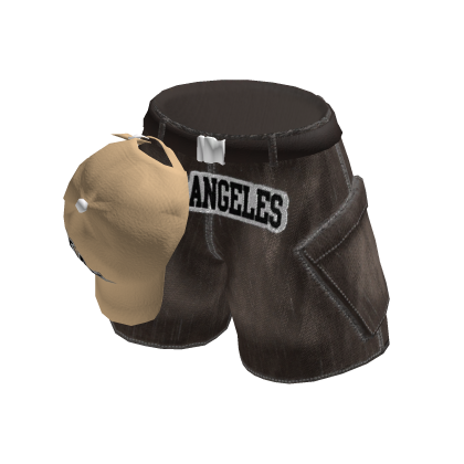 TOKYO UGC | Brown LA Denim Shorts thumbnail
