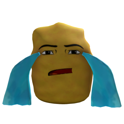 Chicken Nugget Crying Man Face Meme Roblox item