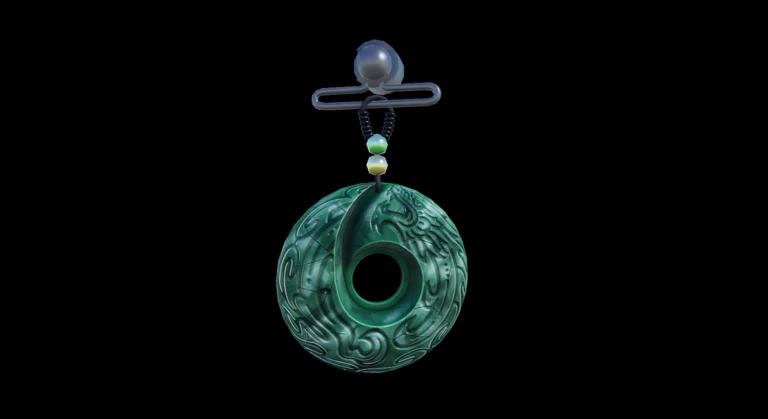 Jade Amulet Charm