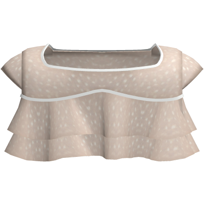 Cute Ruffled Shirt in Fawn thumbnail