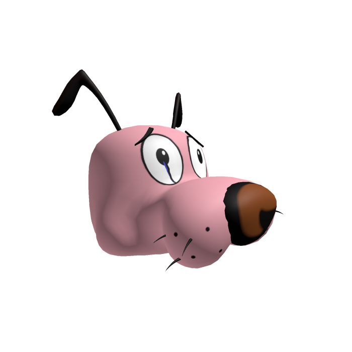 Cowardly Dog Head Hat