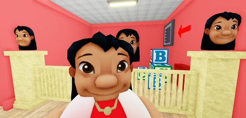 ESCAPE EVIL LILO MONSTER ! (OBBY)