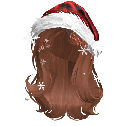 Shy Gentle Swirls w/Santa Hat (Ginger)