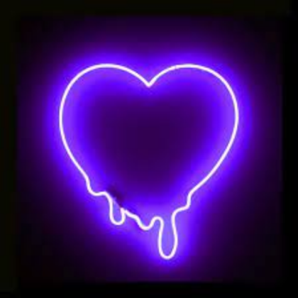 Neon heart 2 Roblox decal