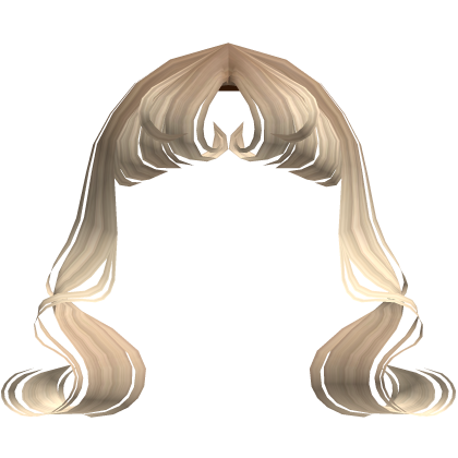 Flowy Heart Anime Bangs Blonde Roblox item