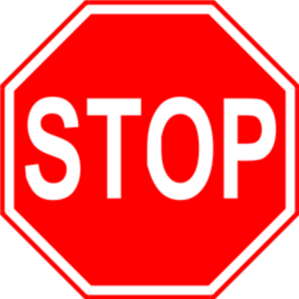 Stop sign Roblox decal