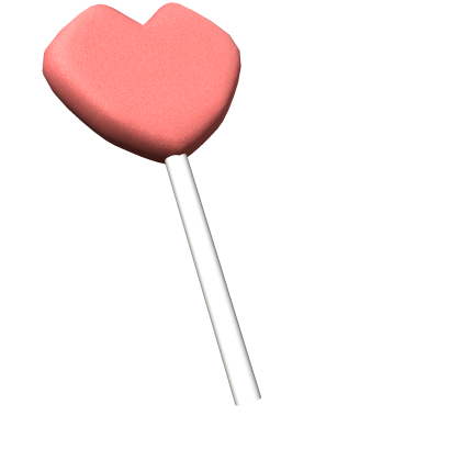 Red Heart Shaped Lolipop thumbnail