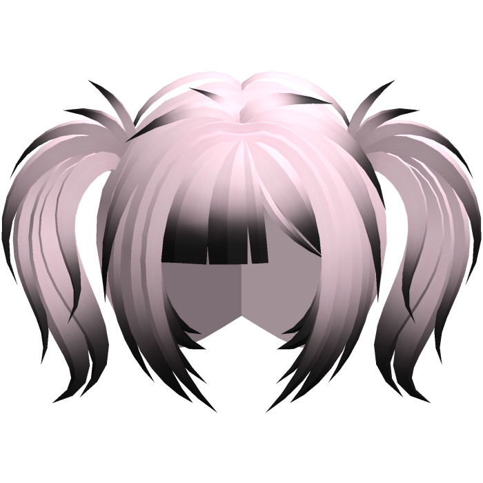 emo vkei moe scene ponytails pink black