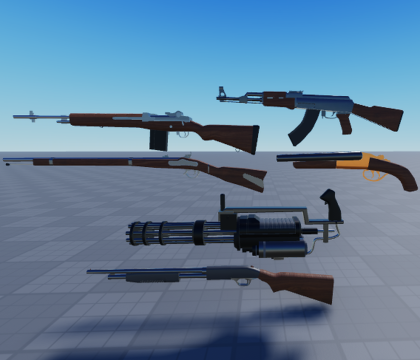 Gun Model Pack v1 preview 1