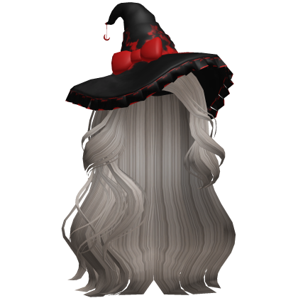 Halloween Side Swept Witch Hair (Ash Blonde) Roblox item