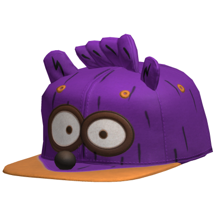 Sideswept Purple Rigby Cap Roblox item
