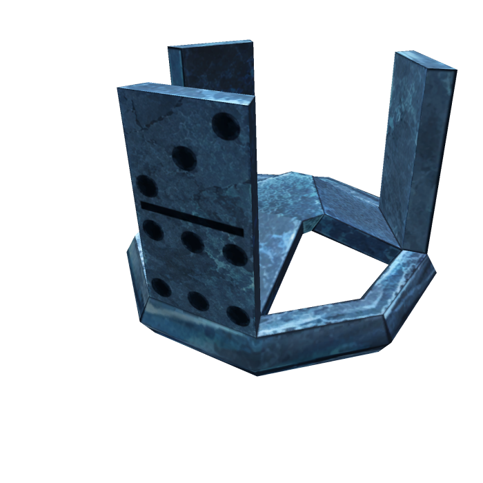 Blue Domino Crown