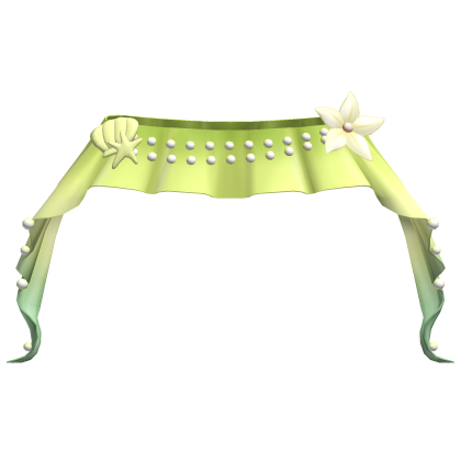 . ‿ ♡ cute green ombre tropical skirt ⊹ . ୨୧