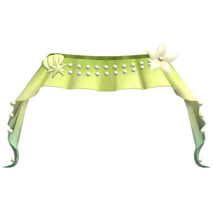 . ‿ ♡ cute green ombre tropical skirt ⊹ . ୨୧