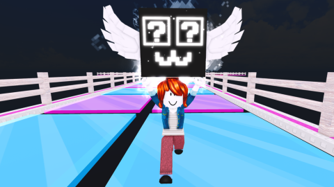 Glass Bridge For Lucky Blocks!
