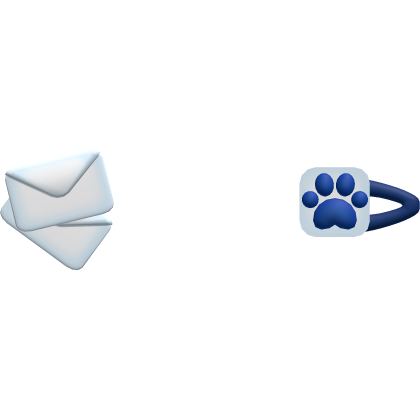 . ‿ ♡ cute mailman hairclips in navy