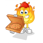 Burning Pizza