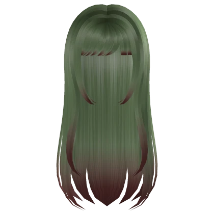 Long Zombie Hair (Green Red) | Roblox Item - Rolimon's