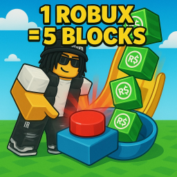 🤑1 Robux = 5 Blocks🤯