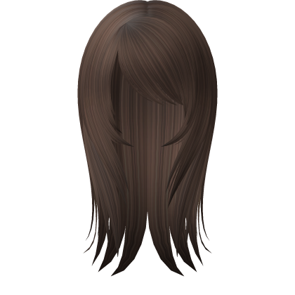 ☆ fatal emo doll messy straight hair preppy brown
