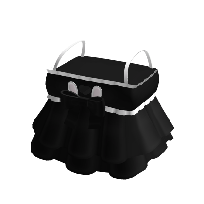 ♡ : cute black heart cutout bunny dress