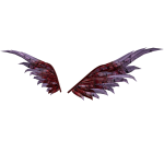 Crimsyn & Lavender 1st Birthday Wings (Red Purple)