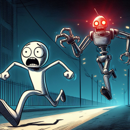 Escape the AI obby!