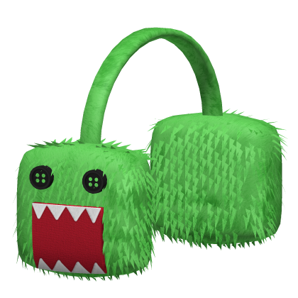 Fuzzy Beast Bear Headphones (Green)