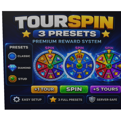 Spin Wheel System – 3 Themes | Premium