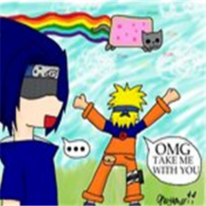 naruto and the nyancat Roblox decal