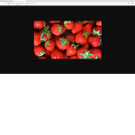 we love strawberries and rice
