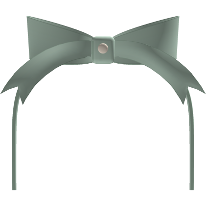 cutesy ribbon headband green