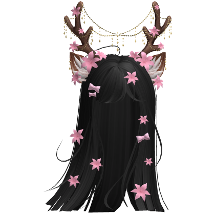 Ethereal Christmas Fairy Fawn Hair w/ Antlers