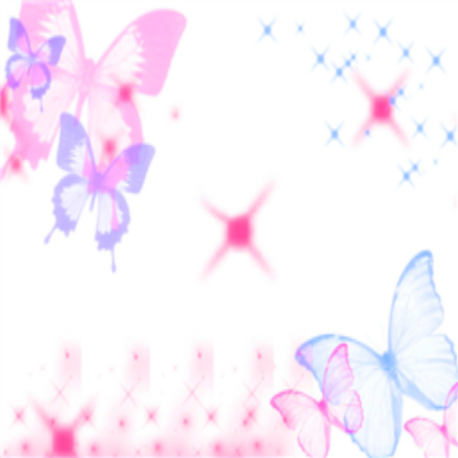 Pink and Purple Sparkle Butterflies Roblox decal