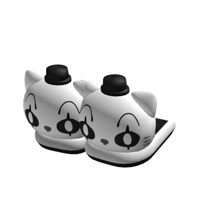 Terrifying Clown Kitty Slippers