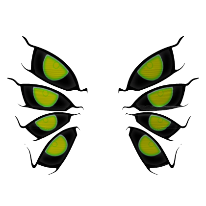 Glowing Spider WidowMaker Eyes Slime Green