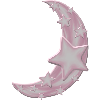 Light Pink Lunar Companion Crescent Cover (Addon) Roblox item