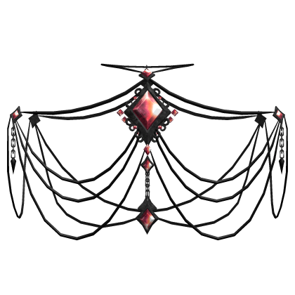 Red Gemstone Gothic Chain 3.0