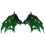 Green Leafy Over-Grown Wings