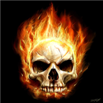bloody skull's