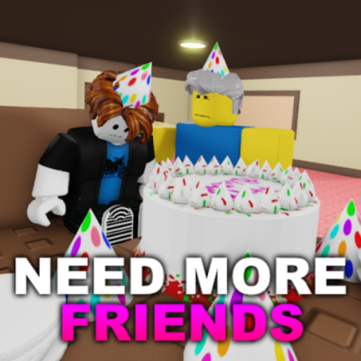  🎂NEED MORE FRIENDS🎂 official Roblox game thumbnail