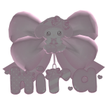 ˚ɞhira pink melody bow♡ɞ˚