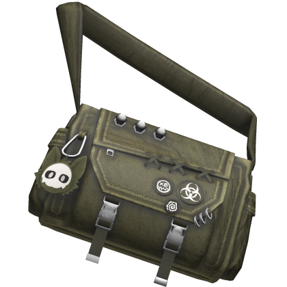 Y2K Punk Grunge Emo Green Streetwear Crossbody Bag Roblox item