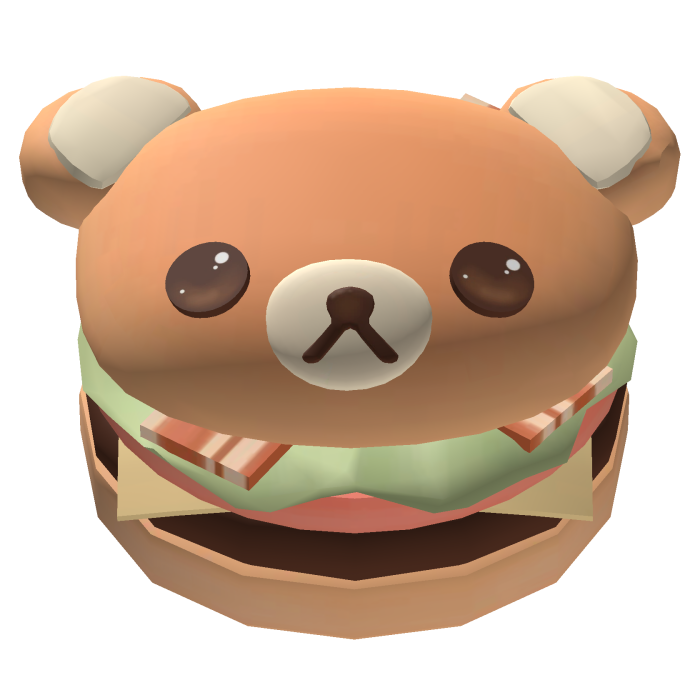 rilakkuma burger treat