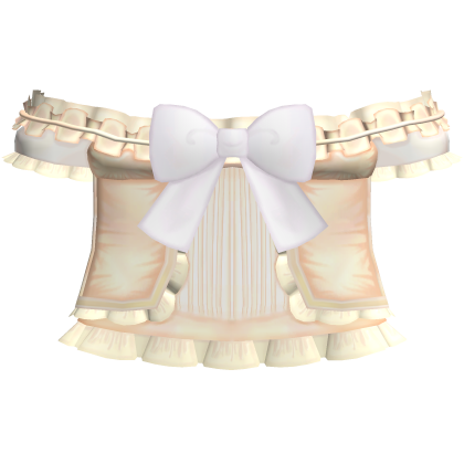 ╰𑄝 neko azuki yellow catgirl maid top