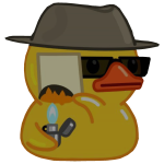 Secret agent duck [code SAD123]
